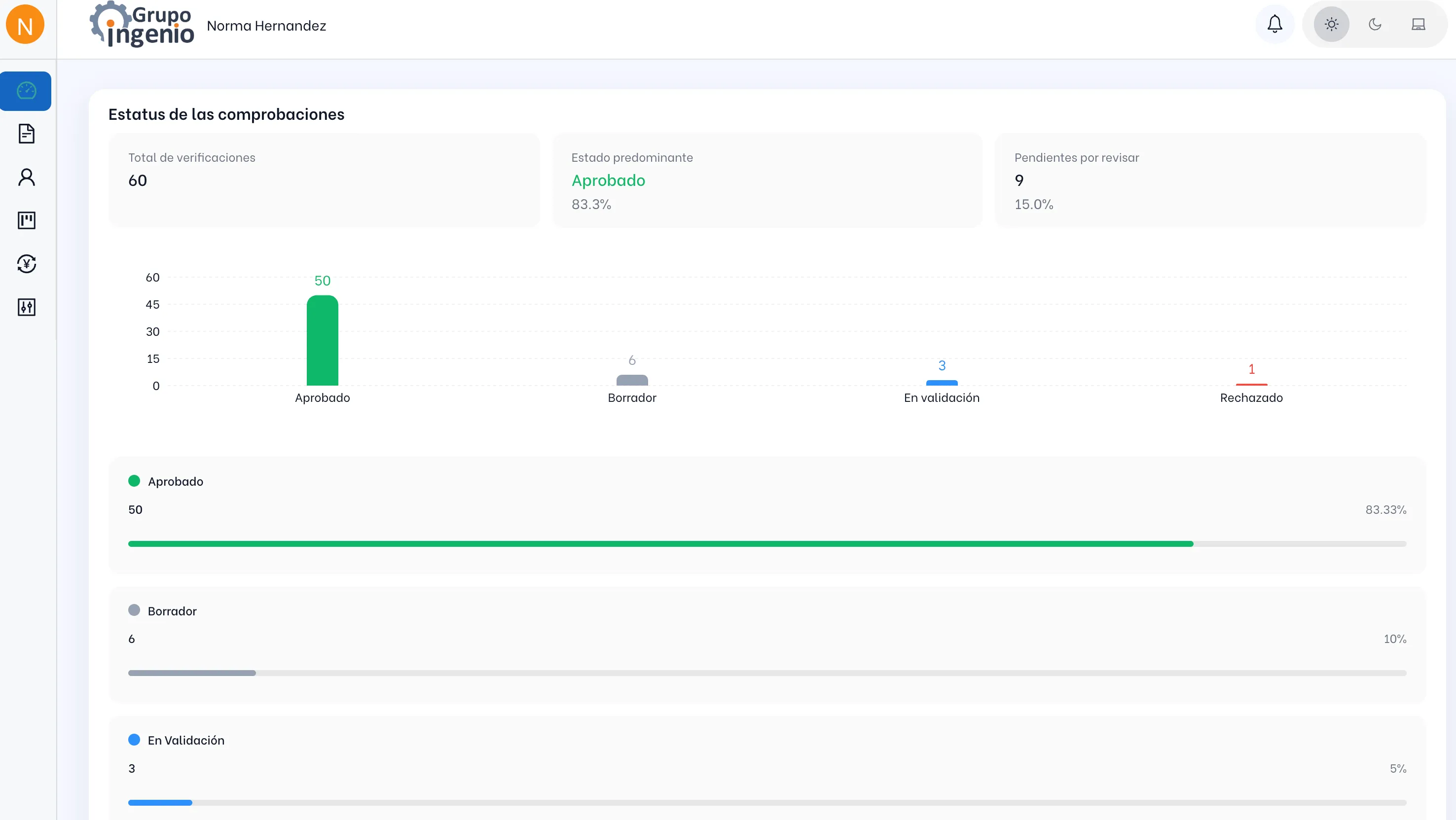 Sistema de Comprobación de Gastos captura 2